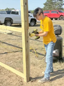 Eagle Scout project creates new enclosed area for Kingsford K-9